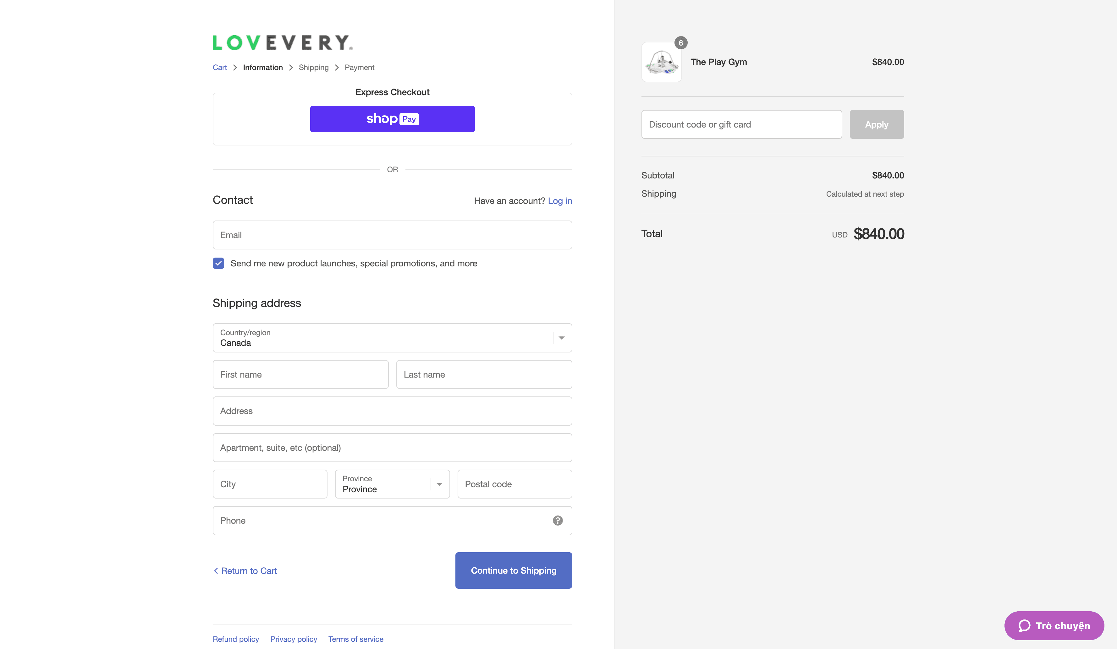 How to apply Lovevery coupon code